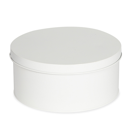 White Round Container